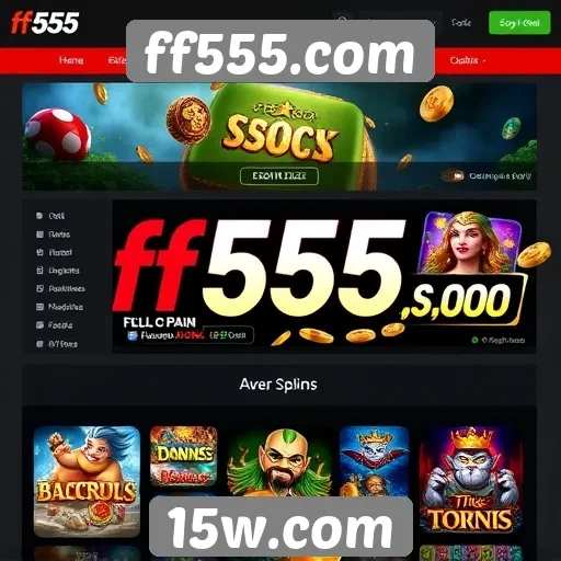 Análise das características do site ff555.com