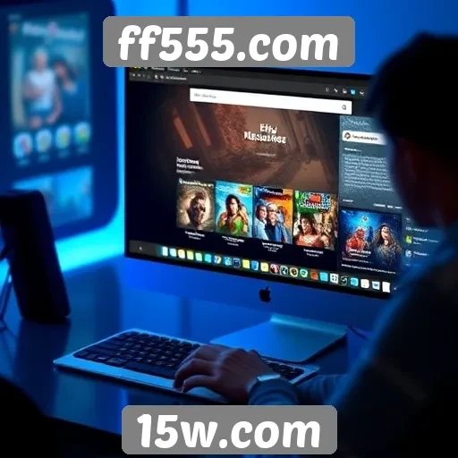 Navegação e usabilidade do site ff555.com