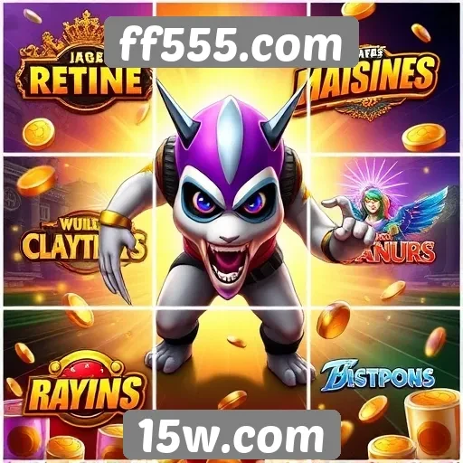 Comparação de jogos populares disponíveis em ff555.com
