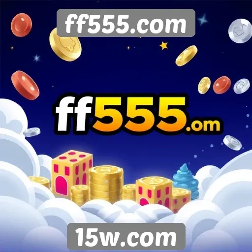 Variedade de jogos disponíveis no ff555.com